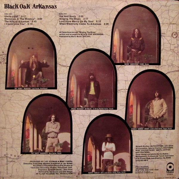 Black Oak Arkansas : Black Oak Arkansas (LP, Album, PR)