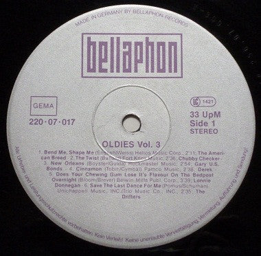 Various : Oldies - Original Stars Vol. 3 (LP, Comp)