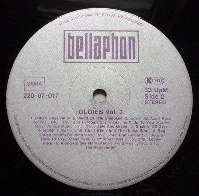 Various : Oldies - Original Stars Vol. 3 (LP, Comp)