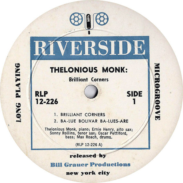 Thelonious Monk : Brilliant Corners (LP, Album, Mono, Dee)