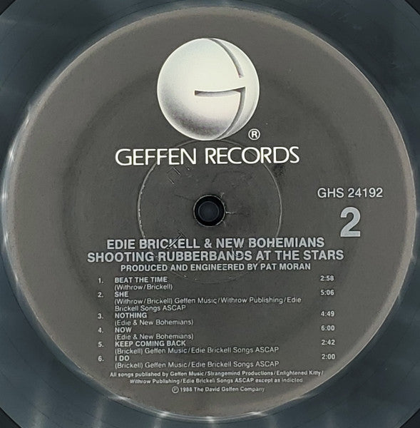 Edie Brickell & New Bohemians : Shooting Rubberbands At The Stars (LP, Album, Spe)