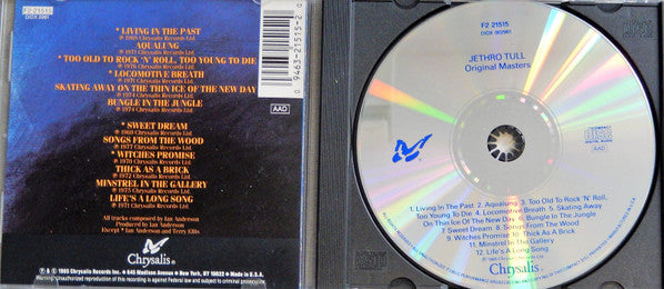 Jethro Tull : Original Masters (CD, Comp)