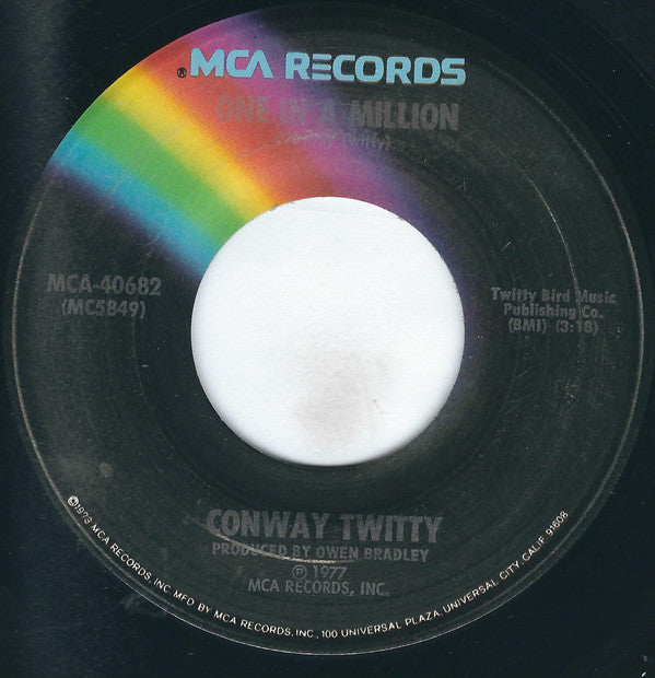 Conway Twitty : Play, Guitar Play (7", Single, Pin)