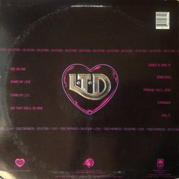 L.T.D. : Devotion (LP, Album, Ind)