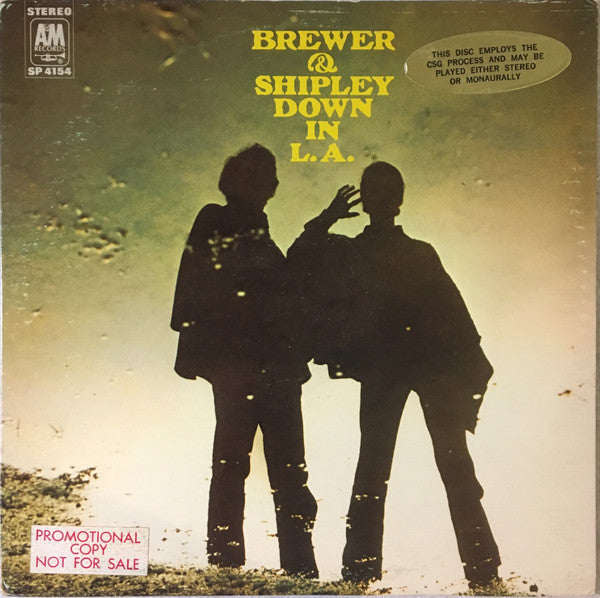 Brewer And Shipley : Down In L.A. (LP, Album, Promo)
