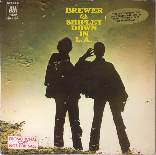 Brewer And Shipley : Down In L.A. (LP, Album, Promo)