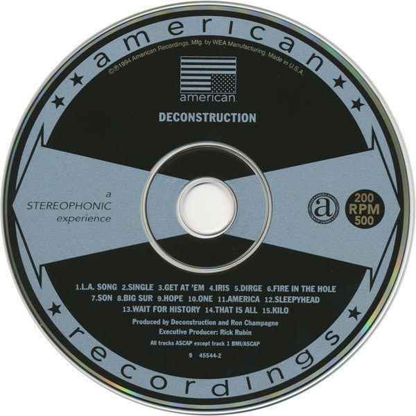 Deconstruction (2) : Deconstruction (CD, Album)