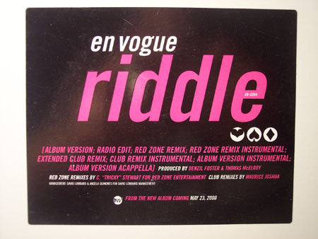 En Vogue : Riddle (12", Promo)