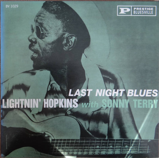 Lightnin' Hopkins With Sonny Terry : Last Night Blues (2x12", Album, Ltd, Num, RE, RM, 180)