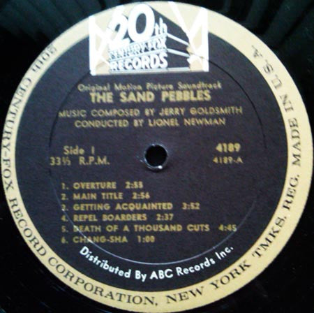 Jerry Goldsmith : The Sand Pebbles (LP, Album, Mono)