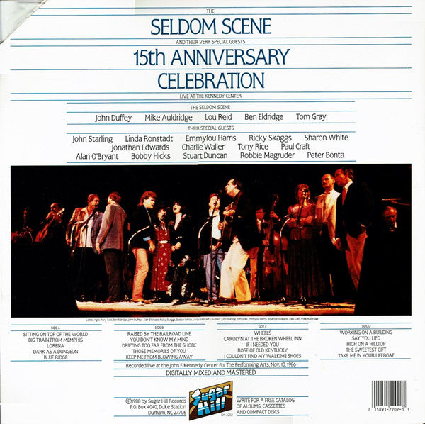 The Seldom Scene : 15th Anniversary Celebration Live At The Kennedy Center (2xLP, Album)