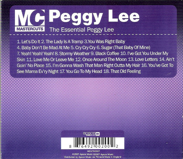 Peggy Lee : The Essential Peggy Lee (CD, Comp, Sli)