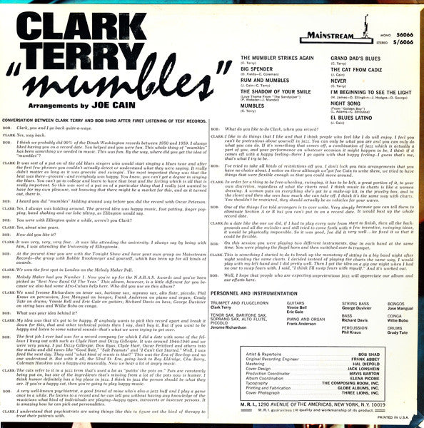 Clark Terry : Mumbles (LP, Album)