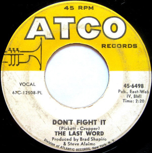 The Last Word* : Can't Stop Loving You (7", Single, PL )