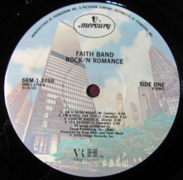 Faith Band : Rock'n Romance (LP, Album, RE, PRC)