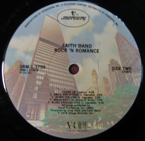 Faith Band : Rock'n Romance (LP, Album, RE, PRC)