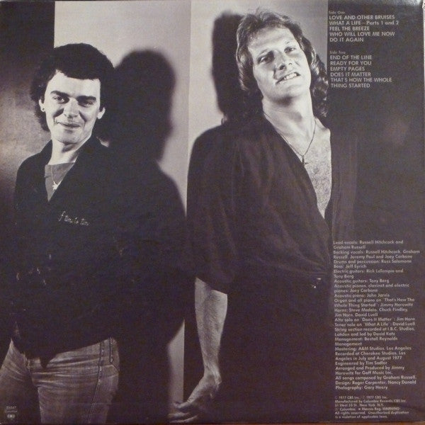 Air Supply - Love And Other Bruises (VG)