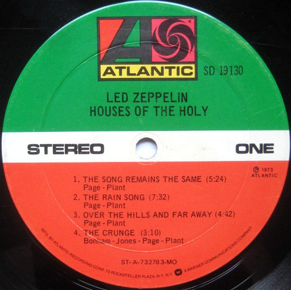 Led Zeppelin : Houses Of The Holy (LP, Album, RE, MO )