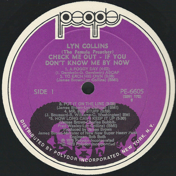 Lyn Collins : Check Me Out If You Don't Know Me By Now (LP, Album, All)