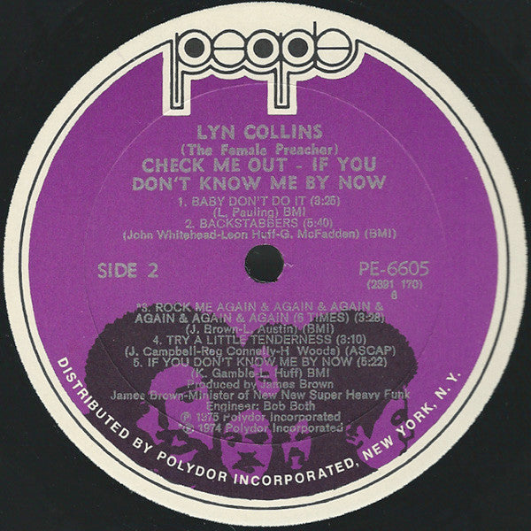 Lyn Collins : Check Me Out If You Don't Know Me By Now (LP, Album, All)