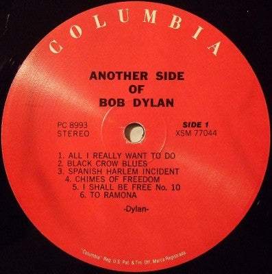 Bob Dylan : Another Side Of Bob Dylan (LP, Album, RE, 180)