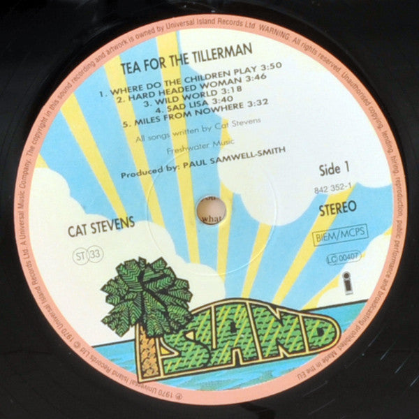 Cat Stevens : Tea For The Tillerman (LP, Album, RE, Gat)