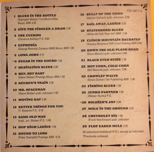 The Holy Modal Rounders : The Holy Modal Rounders 1 & 2 (CD, Album, Comp)