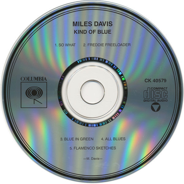 Miles Davis : Kind Of Blue (CD, Album, RE, RM, RP)