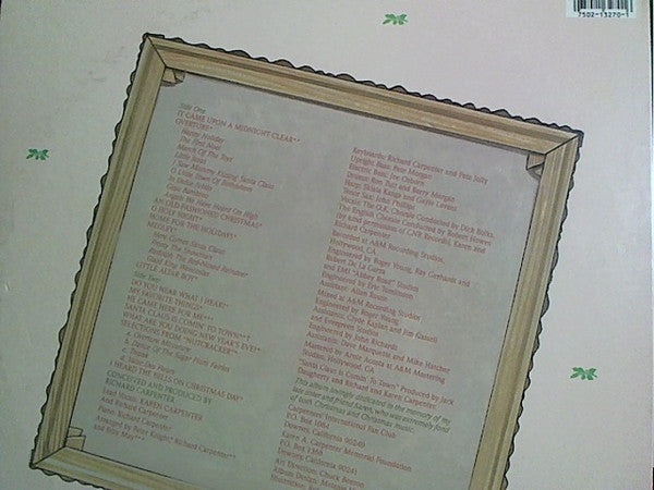 Carpenters : An Old-Fashioned Christmas (LP, RP, Tra)