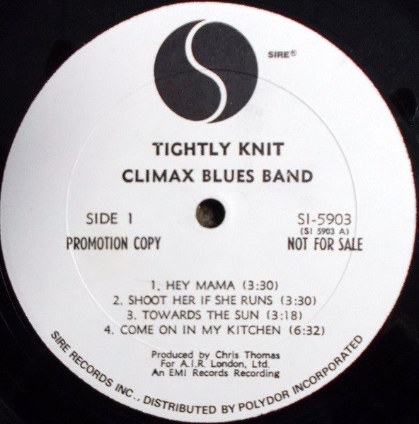 Climax Blues Band : Tightly Knit (LP, Album, Promo)