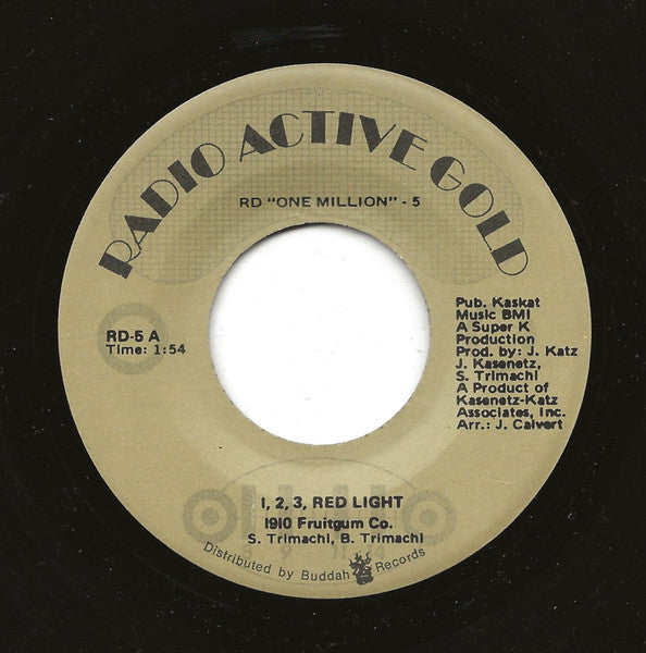 1910 Fruitgum Co.* : 1, 2, 3, Red Light  (7", Single)