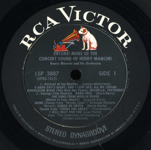 Henry Mancini : Encore! More Of The Concert Sound Of Henry Mancini (LP, Album)