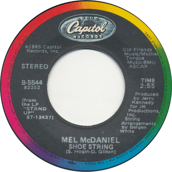 Mel McDaniel : Shoe String (7", Single, Jac)