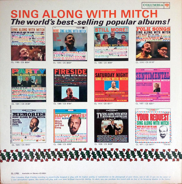 Mitch Miller And The Gang : Holiday Sing Along With Mitch (LP, Album, Mono)