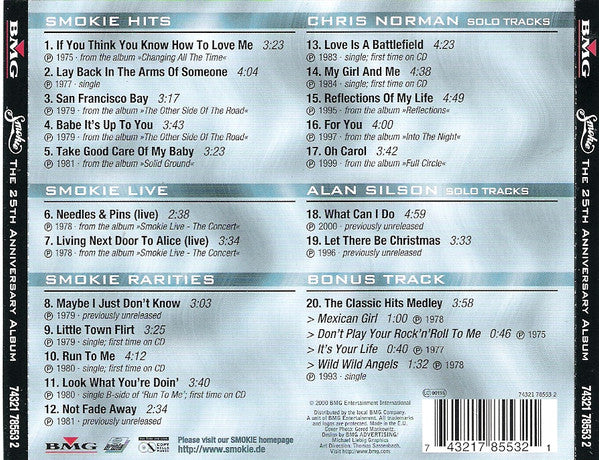 Smokie : The 25th Anniversary Album (CD, Comp)