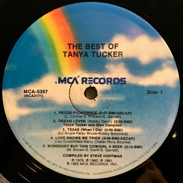 Tanya Tucker : The Best Of Tanya Tucker (LP, Comp)