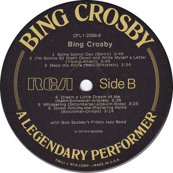 Bing Crosby : A Legendary Performer (LP, Comp)