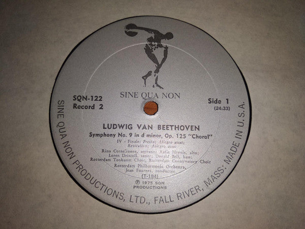 Ludwig van Beethoven / Jean Fournet / The Rotterdam Philharmonic Orchestra* : Symphony No. 9 In D Minor, Op. 125 "Choral" / Symphony No. 8 In F Major, Op. 93 (2xLP, Ltd + Box)