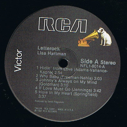 Lisa Hartman : Letterock (LP, Album)