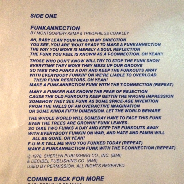 T-Connection : T-Connection (LP, Album, PRC)