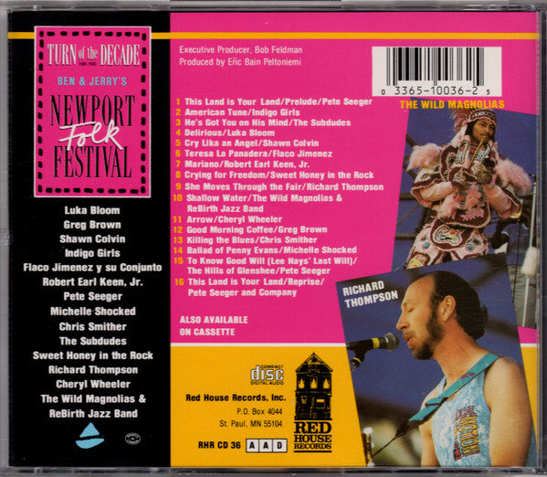 Various : Ben & Jerry's Newport Folk Festival (Turn Of The Decade 1989-1990) (CD, Album)
