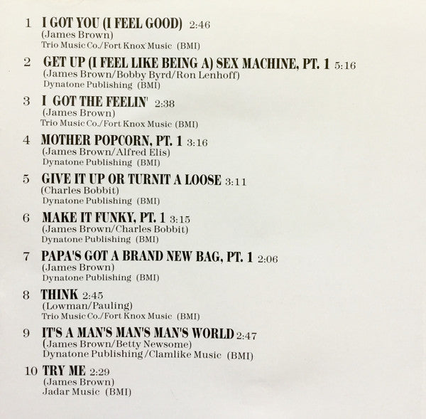 James Brown : 20 All-Time Greatest Hits! (CD, Comp)