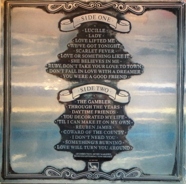 Kenny Rogers : Twenty Greatest Hits (LP, Comp)