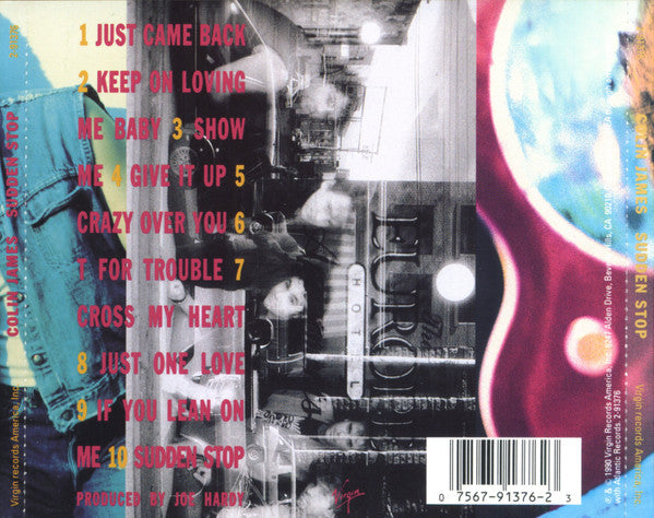 Colin James (2) : Sudden Stop (CD, Album)