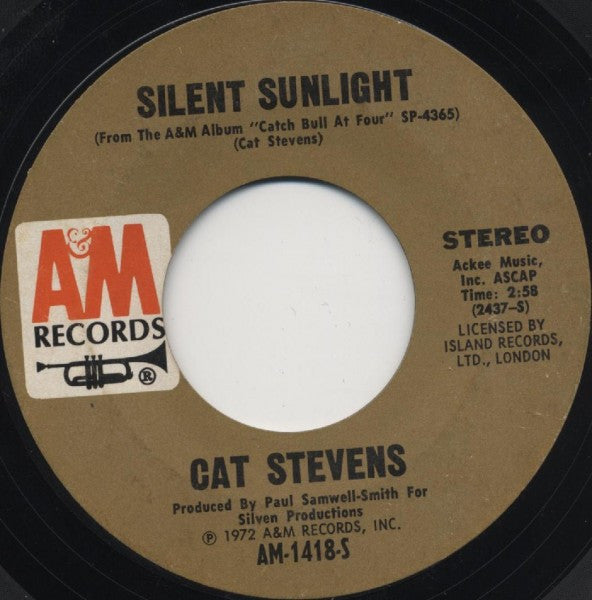 Cat Stevens : The Hurt (7", Single, Pit)