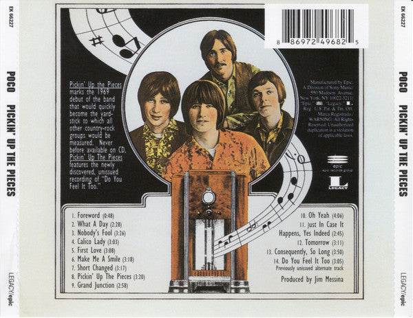 Poco (3) : Pickin' Up The Pieces (CD, Album, RE)