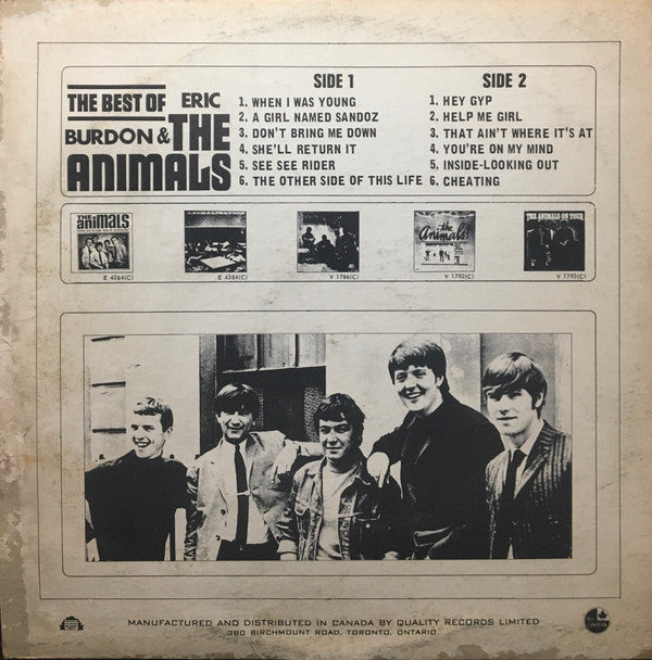 Eric Burdon And The Animals* : The Best Of Eric Burdon And The Animals – Vol. II (LP, Comp)