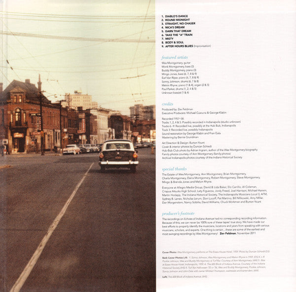 Wes Montgomery : Echoes Of Indiana Avenue (2x12", Album, Ltd, Num)