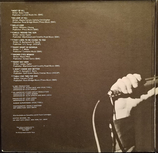 B.J. Thomas : Most Of All (LP, Album, Gat)