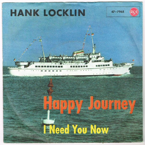 Hank Locklin : Happy Journey (7", Single)